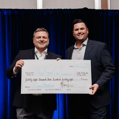 Gifford Carr donates $28,328.00 in the fight against cancer in Ottawa